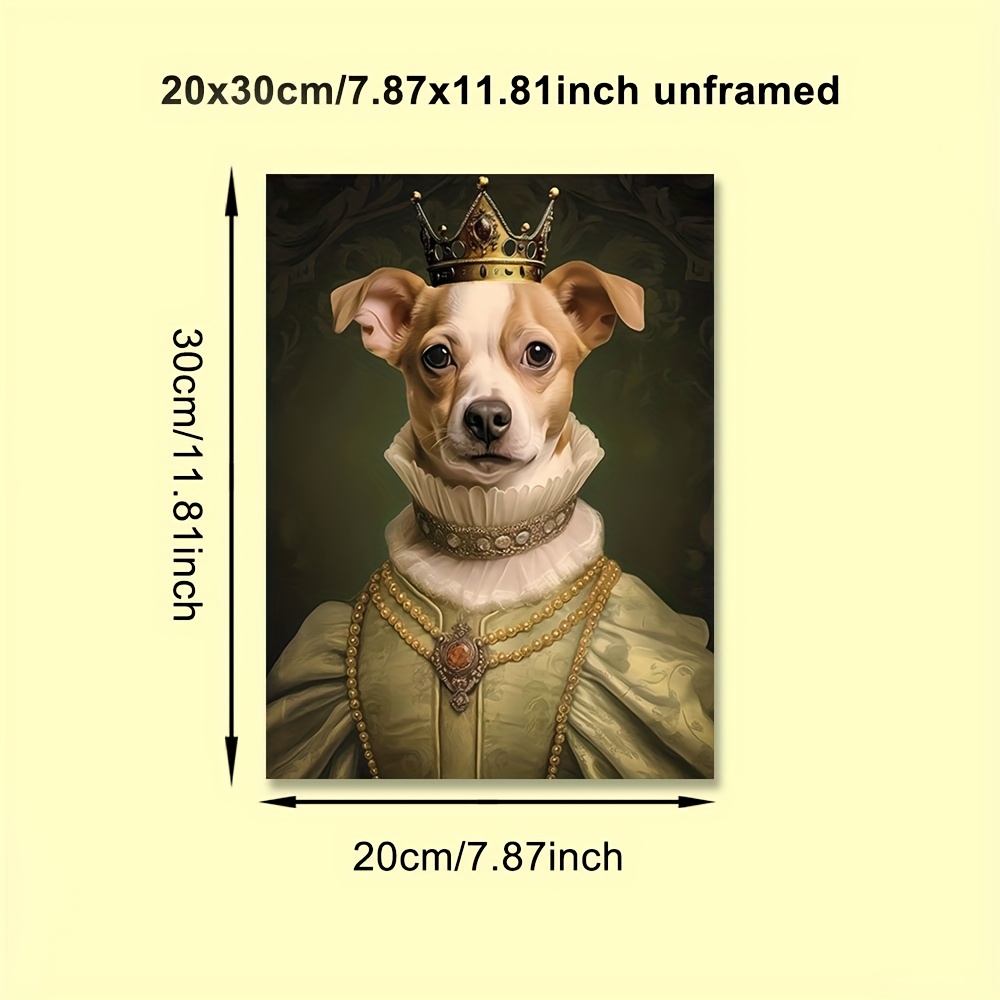 Pet Portrait Custom - 1 Stück Personalisiertes Haustierkopf 2D Eisenblech-Gemälde