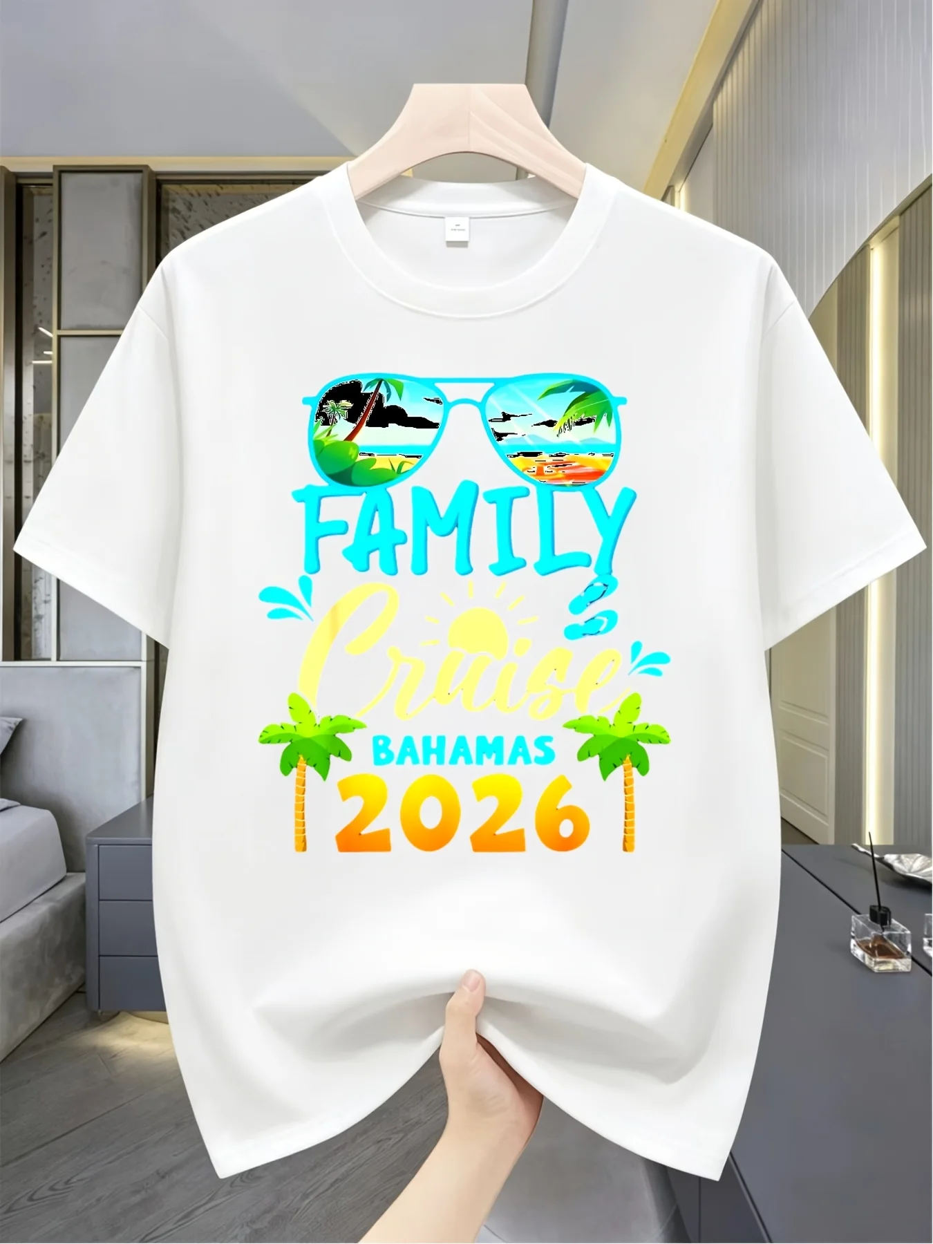 Family Tree Print - 2026 Familien-Kreuzfahrt Bahamas Urlaub Partnerlook T-Shirt
