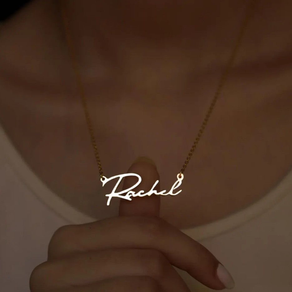 Name Necklace Custom - Personalisierte Namensketten und Anhänger aus Edelstahl
