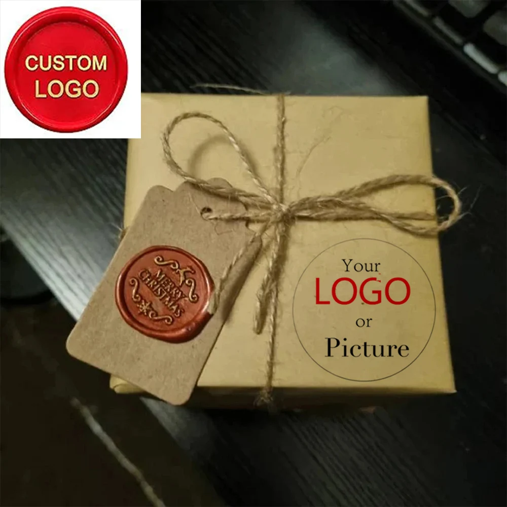 Wax Seal Letter Kit - Benutzerdefiniertes Logo Hochzeit Siegelwachs Weihnachtsgeschenk für