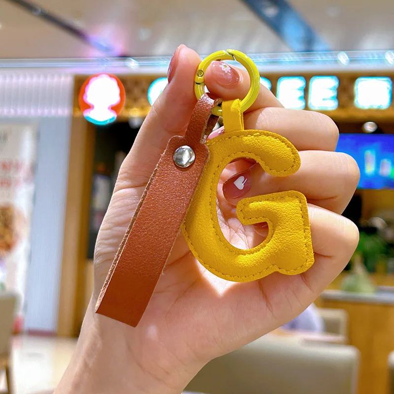 A bis z pu Leder Anfangs buchs – Monogram Keychain Leather Bewertung und Preis