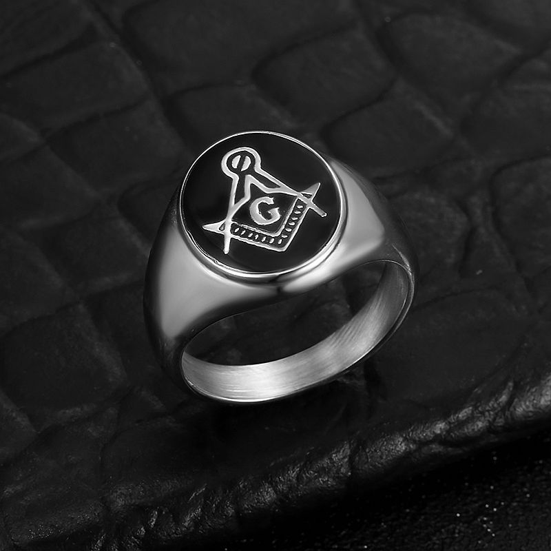 Männer Vintage 316L Edelstahl  – Initial Ring Custom Bewertung und Preis