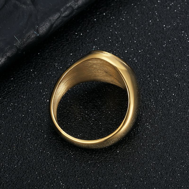 Männer Vintage 316L Edelstahl  – Initial Ring Custom Bewertung und Preis