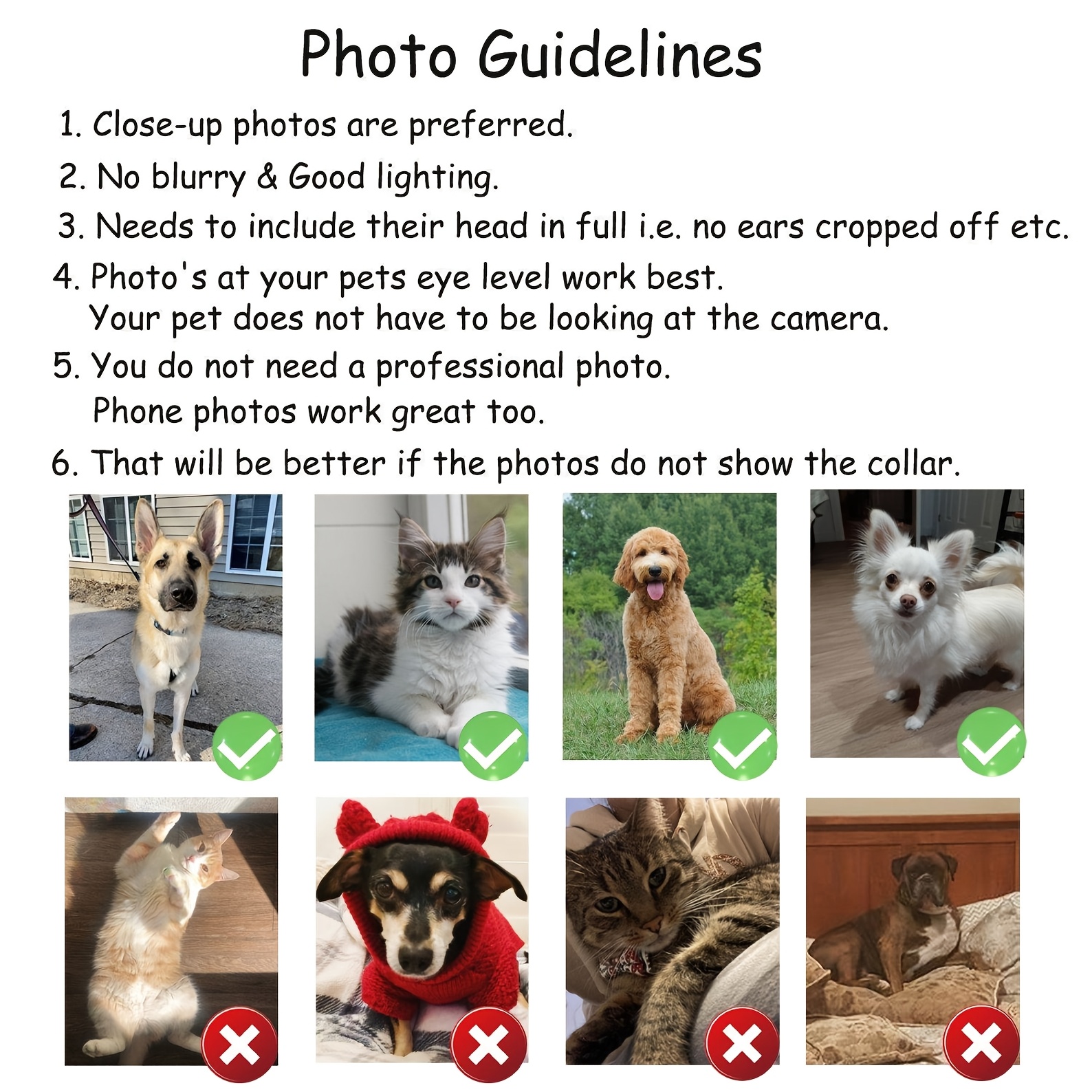 1 Stück Personalisiertes Haust – Pet Portrait Custom Bewertung und Preis