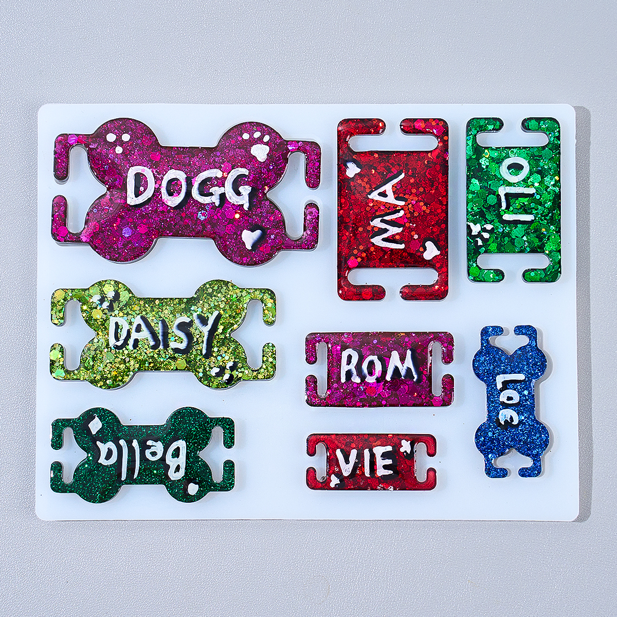 DIY Katze Hund ID Tag Silikonf – Name Necklace Custom Bewertung und Preis
