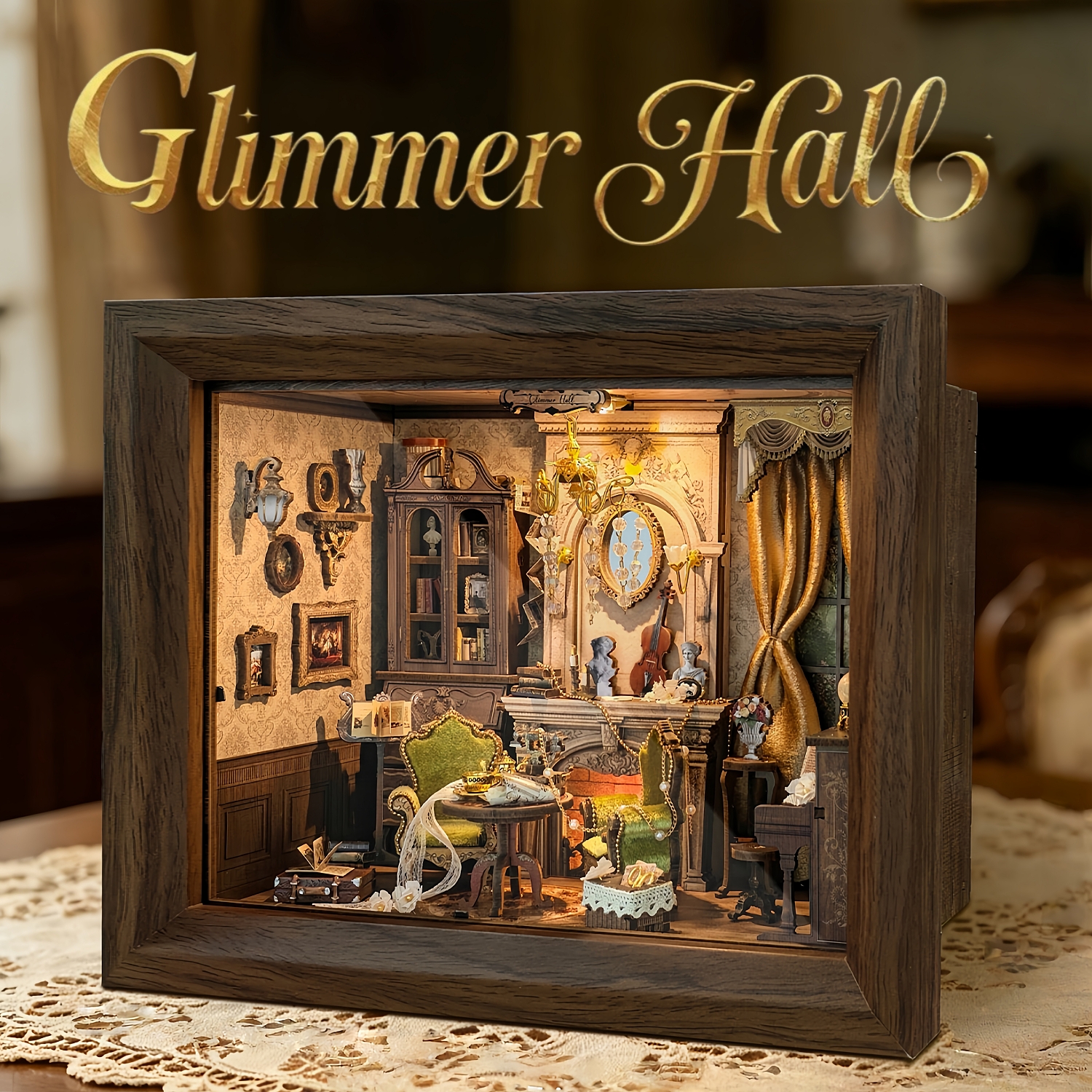DIY Holz-Glimmer-Hall Fotorahm – Engraved Wood Frame Bewertung und Preis