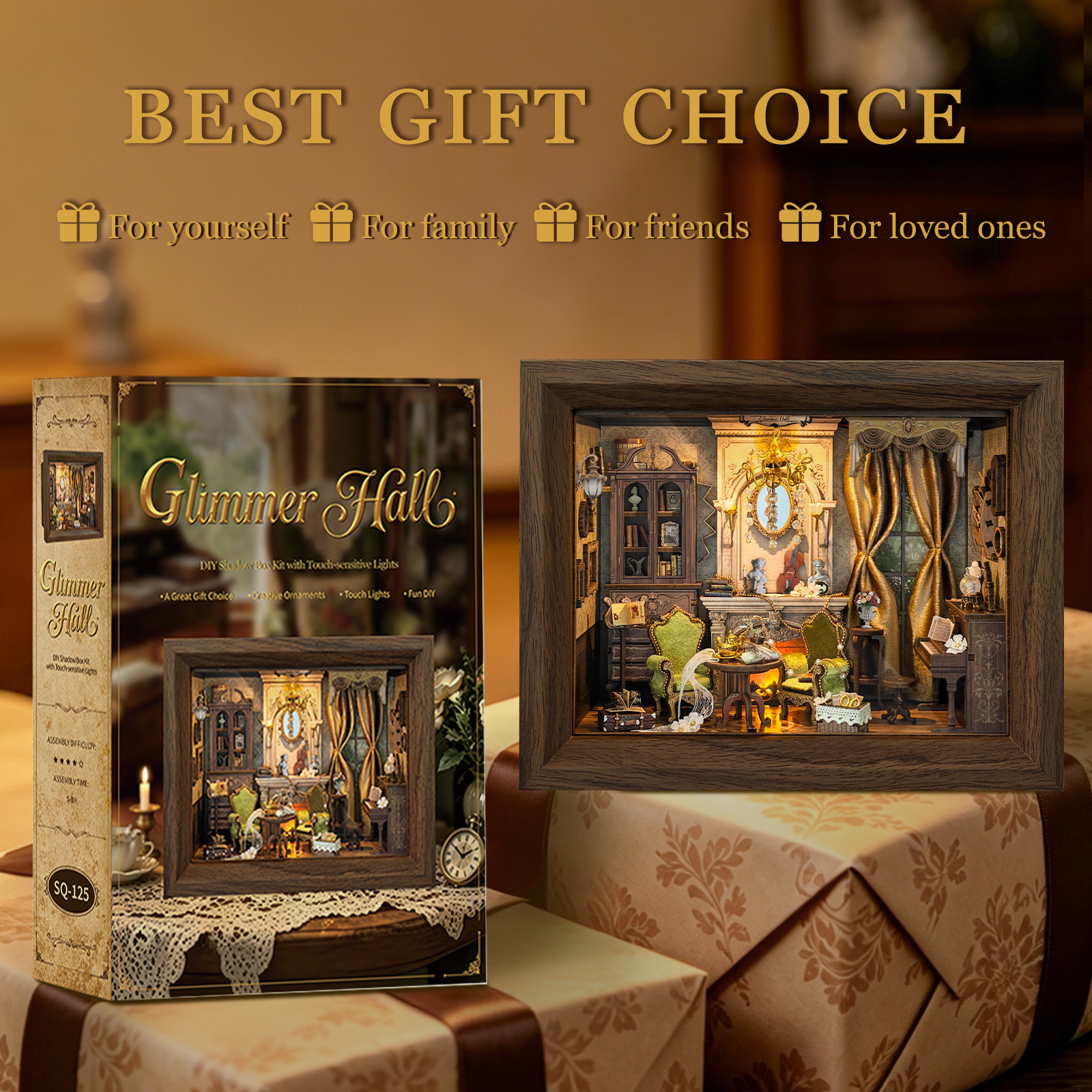 DIY Holz-Glimmer-Hall Fotorahm – Engraved Wood Frame Bewertung und Preis