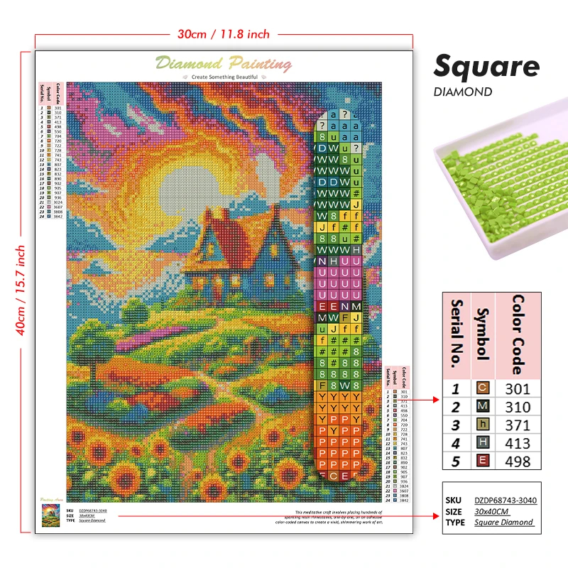 Diamantmalerei: Bezaubernde He – Photo Mosaic Print Bewertung und Preis