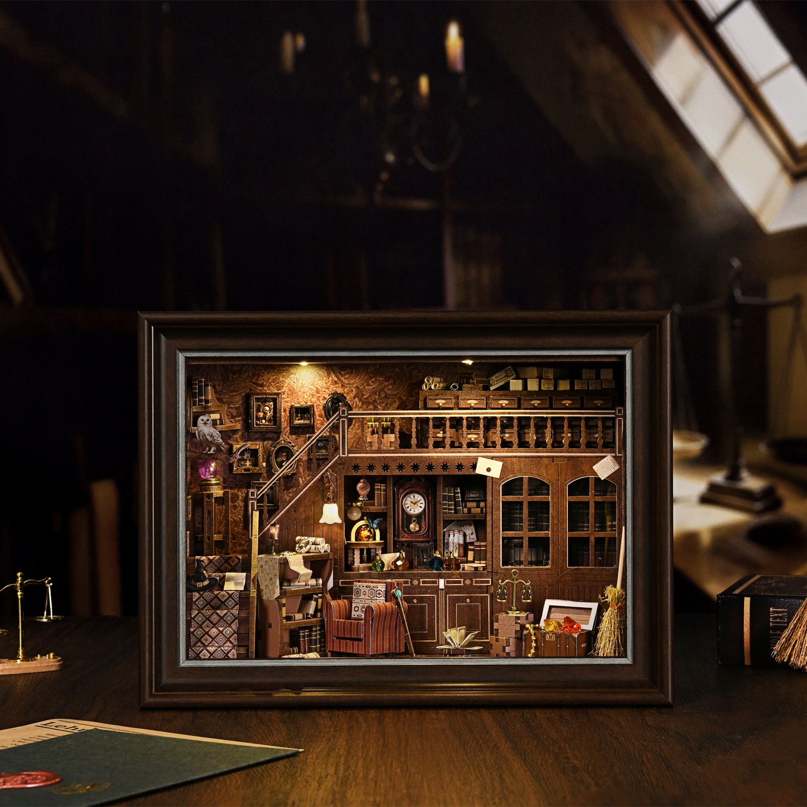 Bücherregal-Einsatz 'Geheime D – Engraved Wood Frame Bewertung und Preis