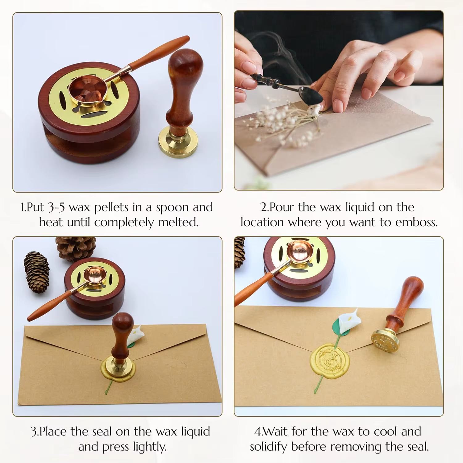 Individuelles Wachssiegel-Stem – Wax Seal Letter Kit Bewertung und Preis