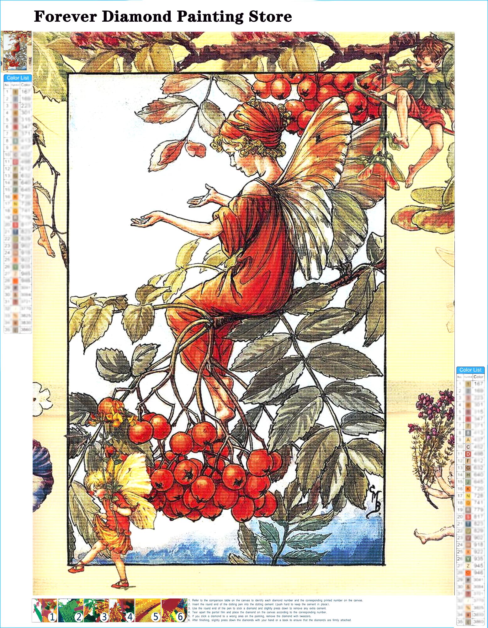 Cicely Mary Barker Kunstwerk B – Photo Mosaic Print Bewertung und Preis