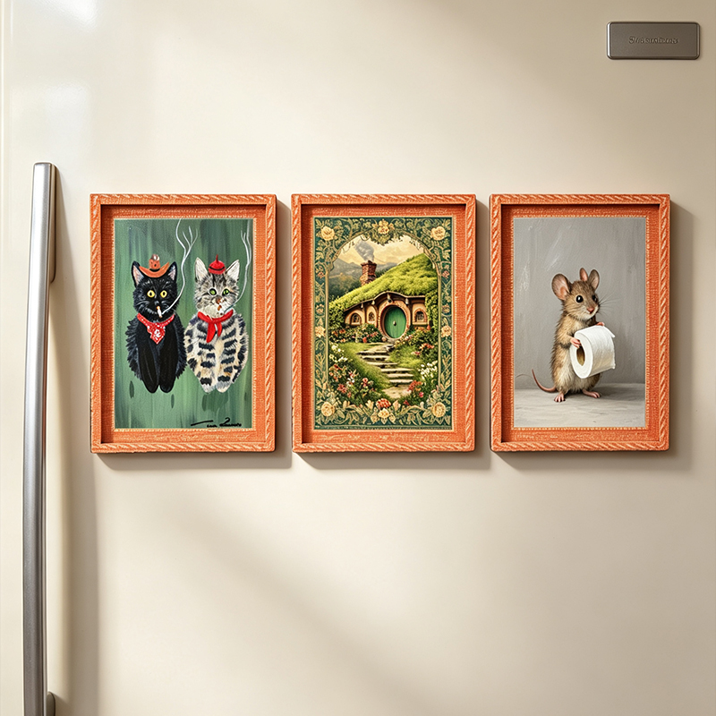 Holz-Kühlschrankmagnet Fotorah – Engraved Wood Frame Bewertung und Preis