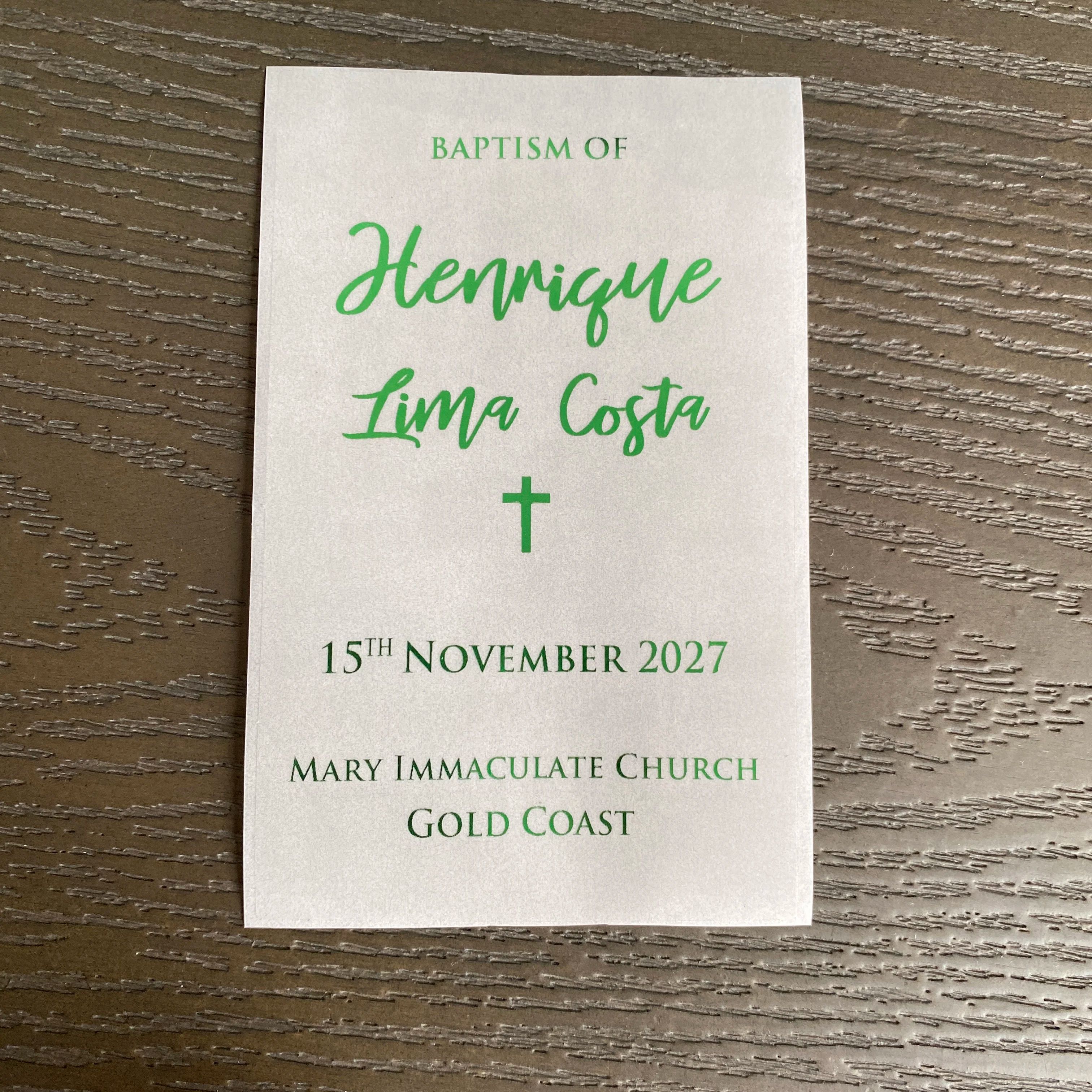 1, personalisiertes Hochzeitsk – Personalised Candle Label Bewertung und Preis