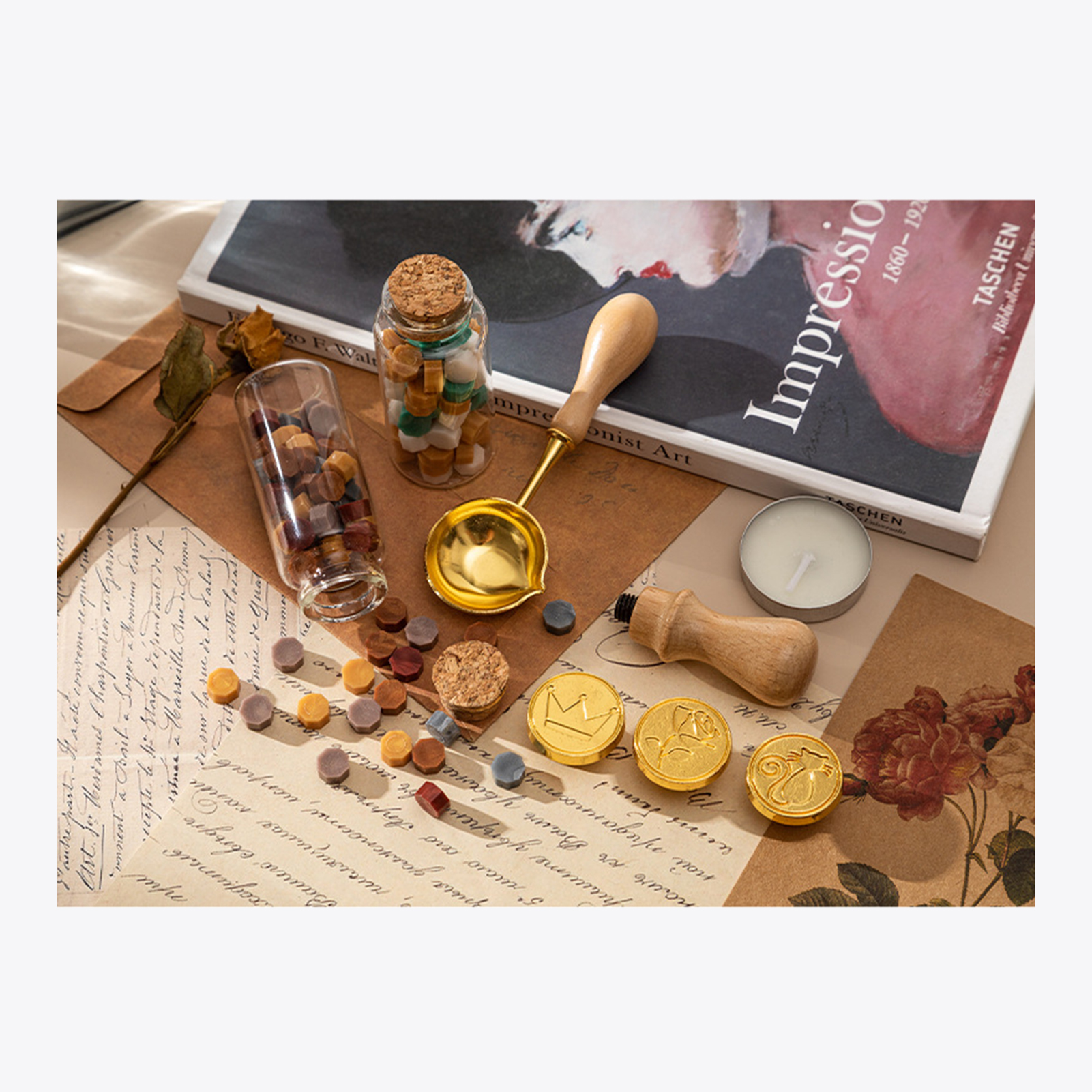 【HEISS】Wachssiegel-Stempel-Set – Wax Seal Letter Kit Bewertung und Preis