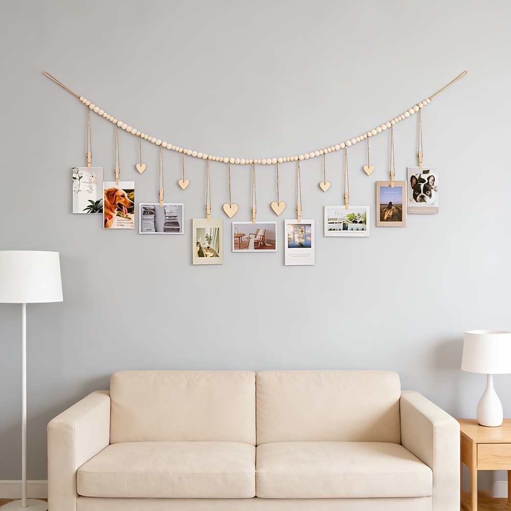 Hängende Foto-Display-Wanddeko – Engraved Wood Frame Bewertung und Preis