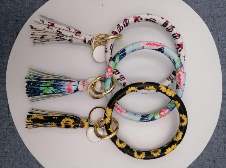 Schlüsselanhänger mit Sonnenbl – Monogram Keychain Leather Bewertung und Preis