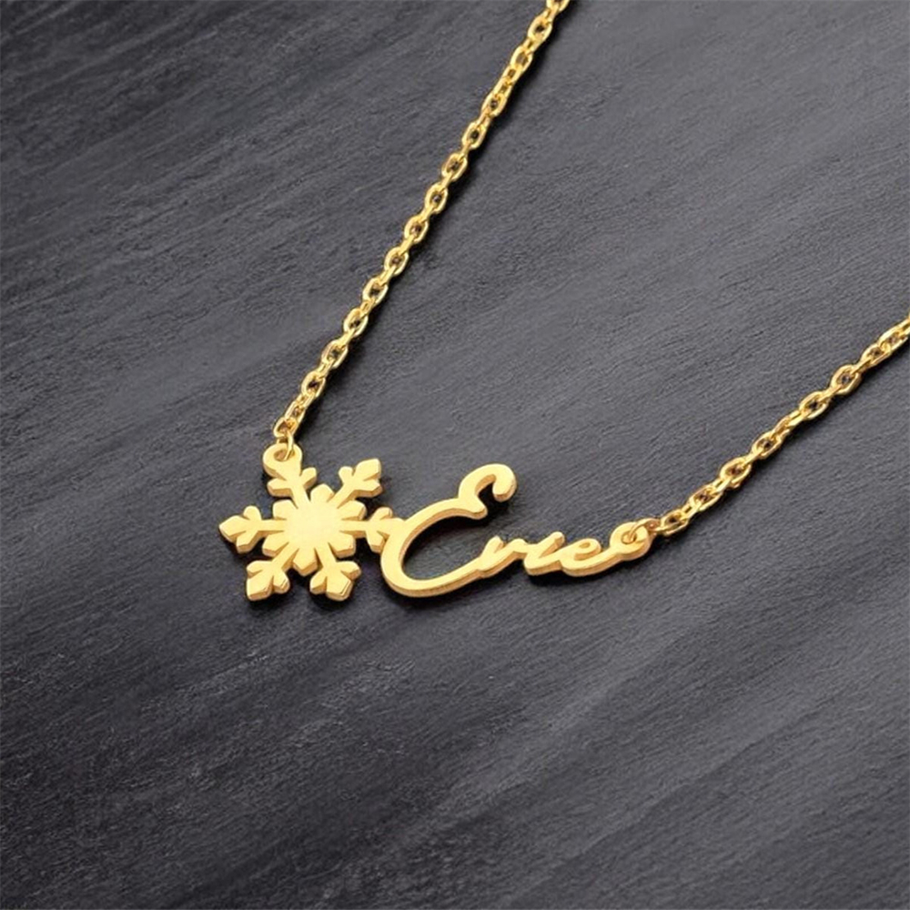 Benutzerdefinierte einfache Na – Birth Flower Necklace Bewertung und Preis