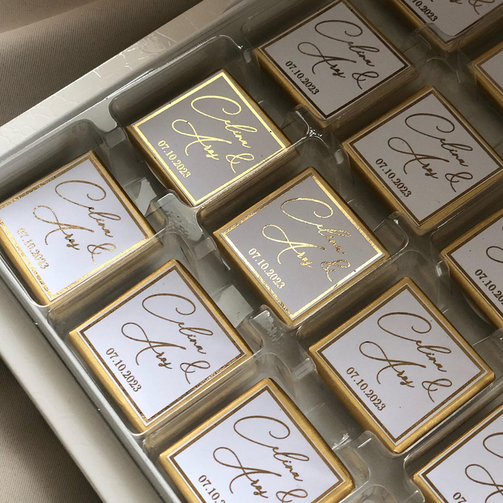 50 Stück Hochzeit Schokoladen- – Personalised Candle Label Bewertung und Preis