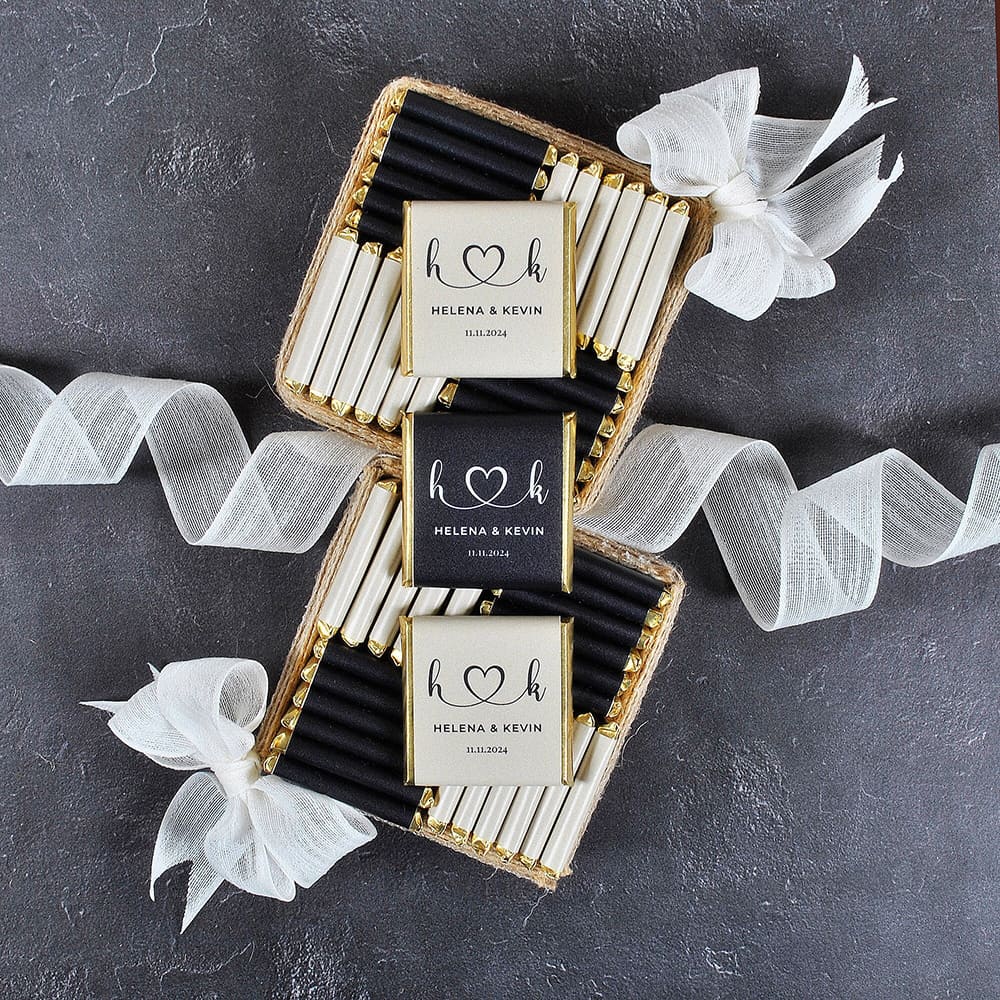 50 Stück Hochzeit Schokoladen- – Personalised Candle Label Bewertung und Preis
