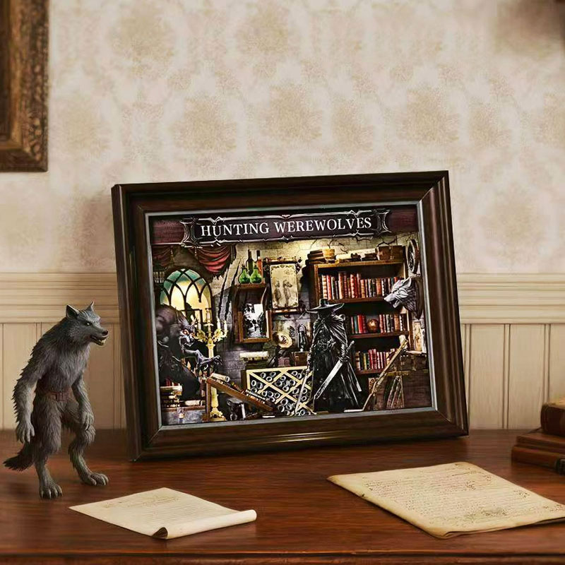 DIY 3D Holz-Buchnischen-Set Mi – Engraved Wood Frame Bewertung und Preis
