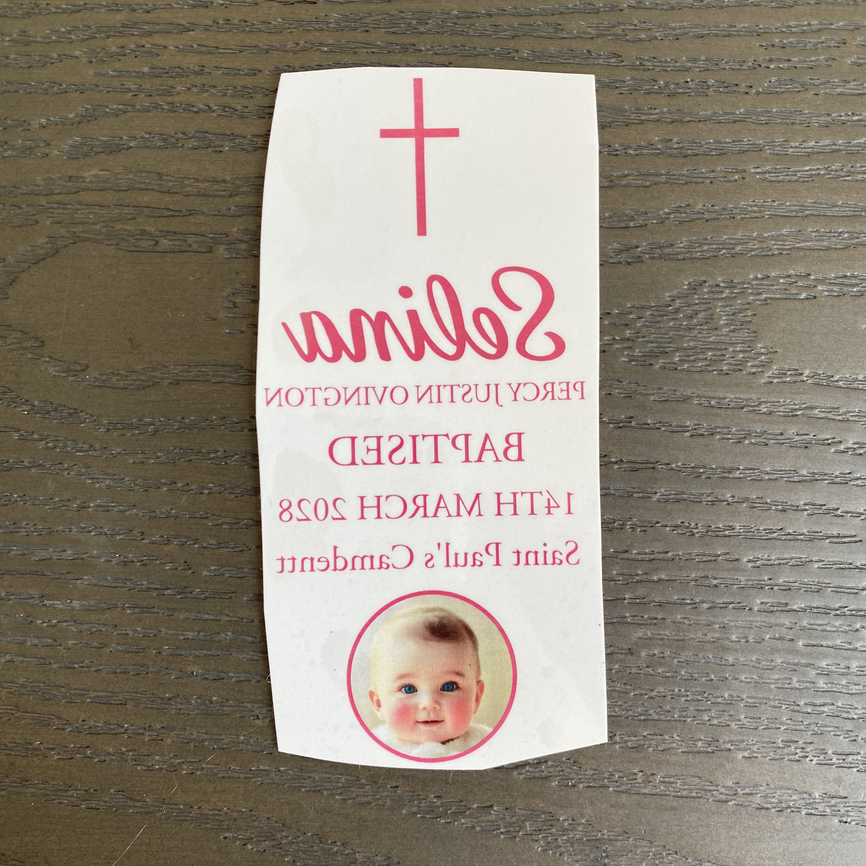 Personalisierte Hochzeitsfoto- – Personalised Candle Label Bewertung und Preis