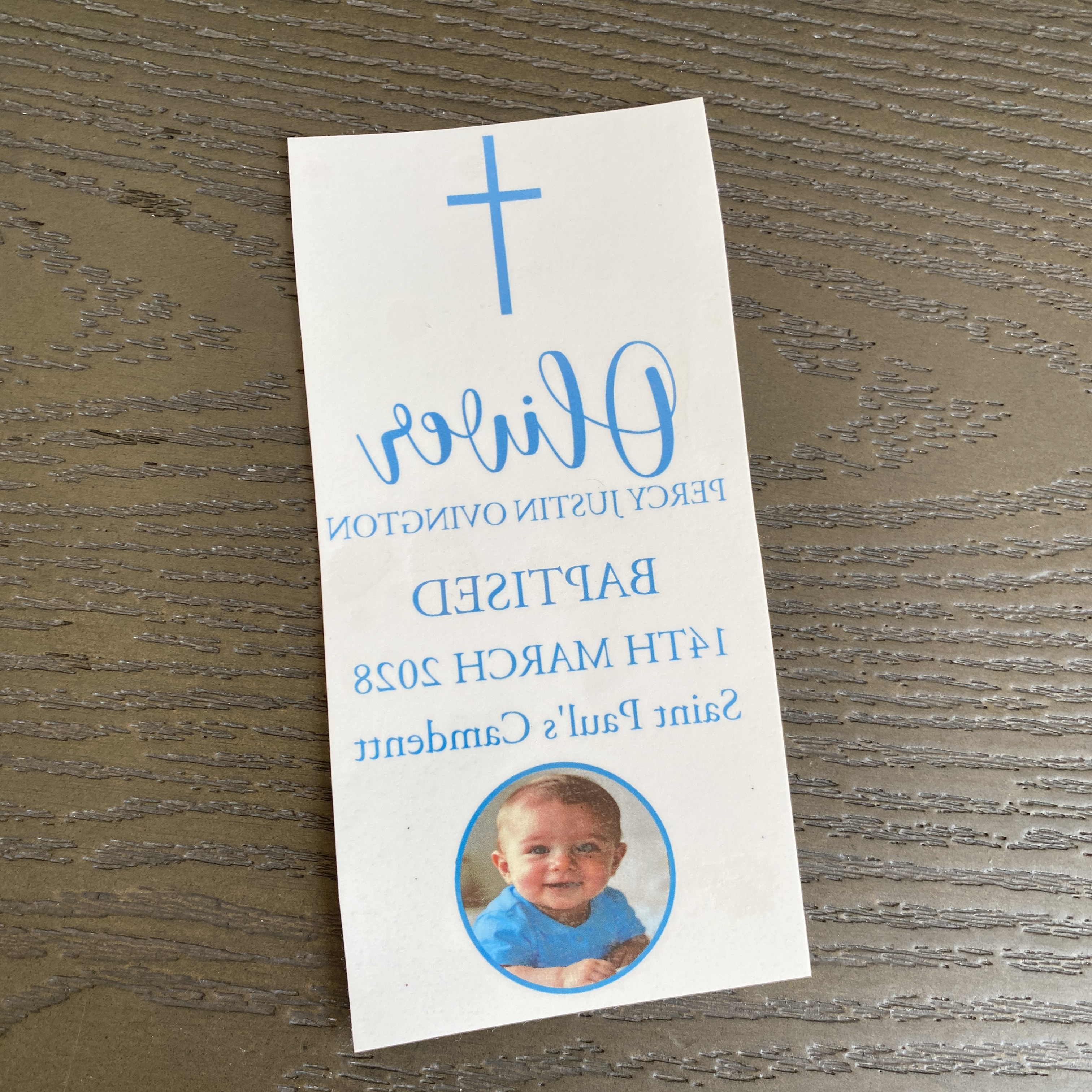 Personalisierte Hochzeitsfoto- – Personalised Candle Label Bewertung und Preis