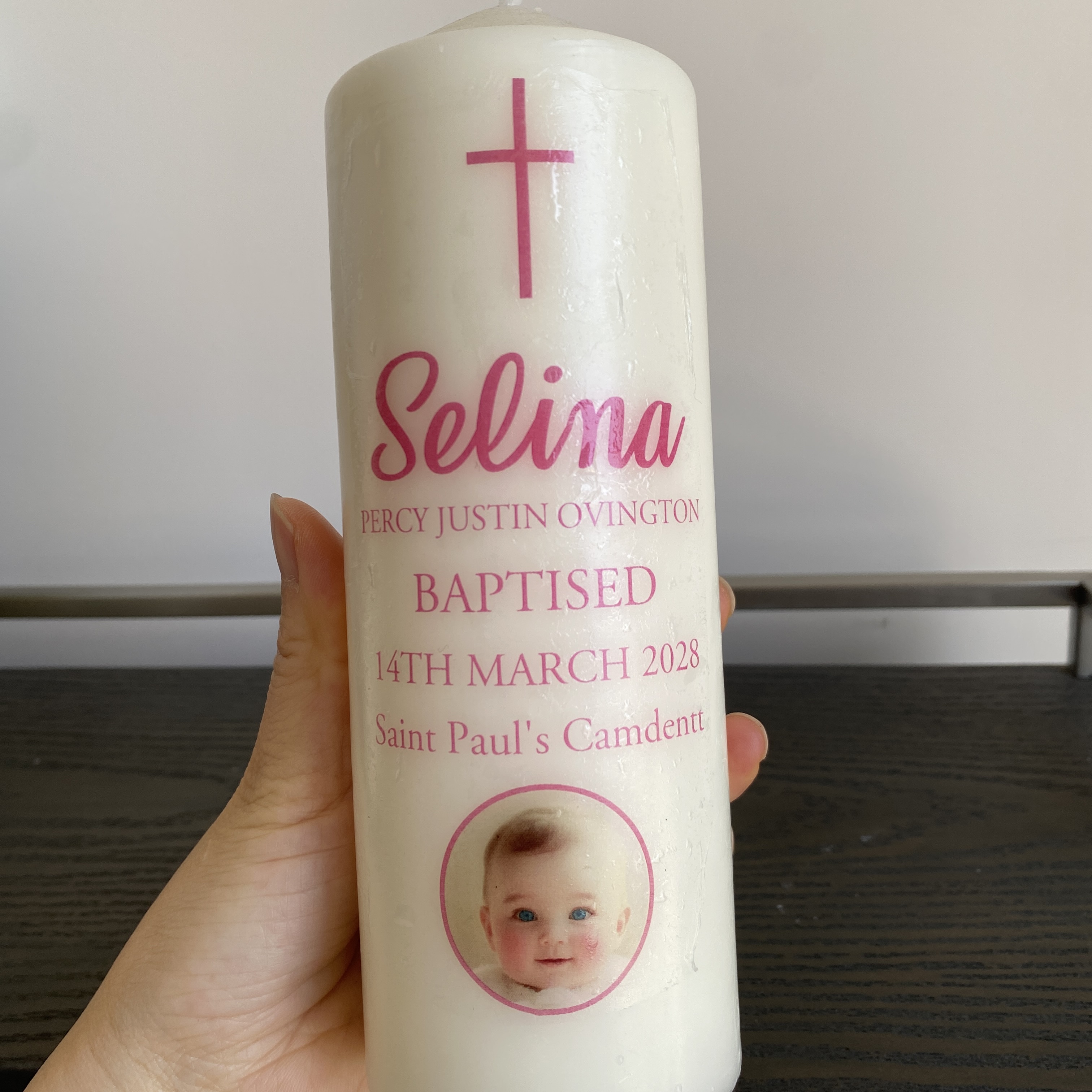 Personalisierte Hochzeitsfoto- – Personalised Candle Label Bewertung und Preis
