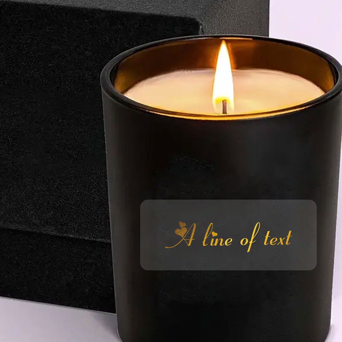 Personalisierte Rechteckige Tr – Personalised Candle Label Bewertung und Preis