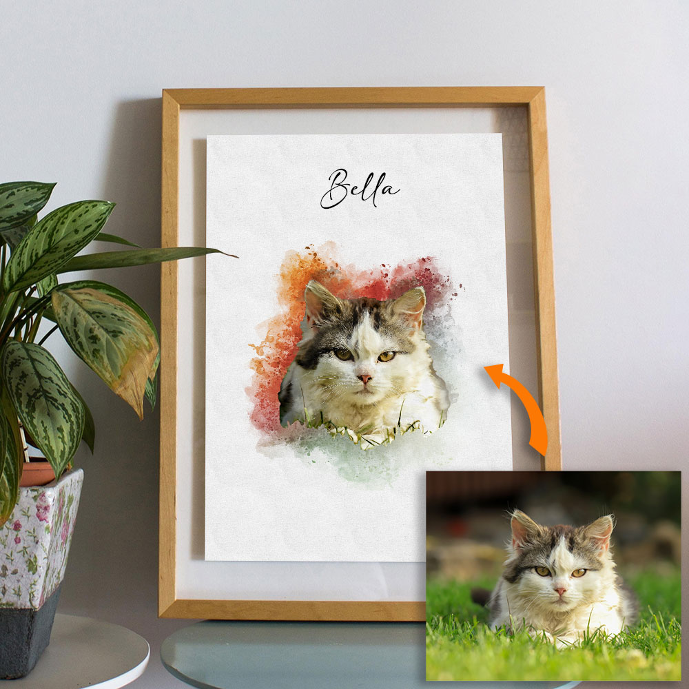 Benutzerdefiniertes Haustierpo – Pet Portrait Custom Bewertung und Preis
