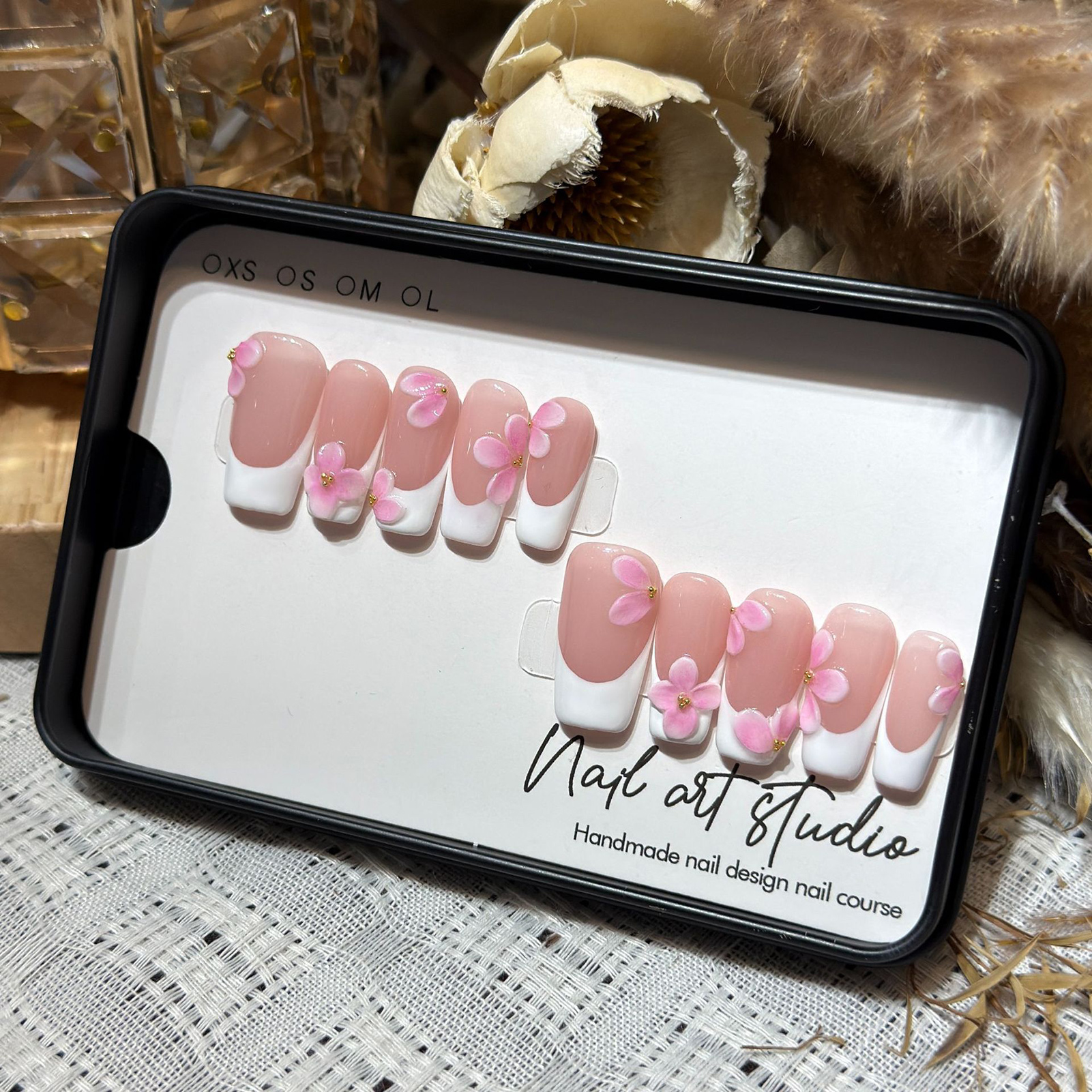 10 Stück Weiße Französische Na – Pressed Flower Art Bewertung und Preis