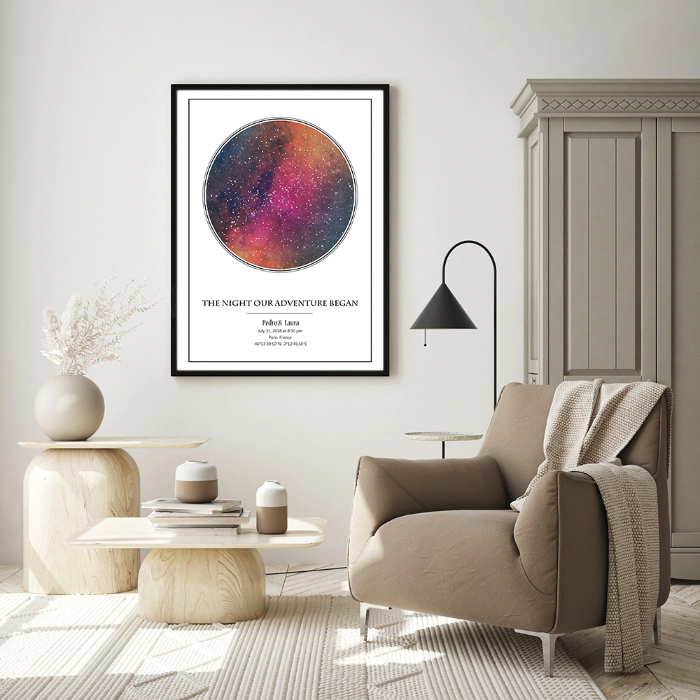 Personal isierte Stern karte P – Custom Star Map Bewertung und Preis