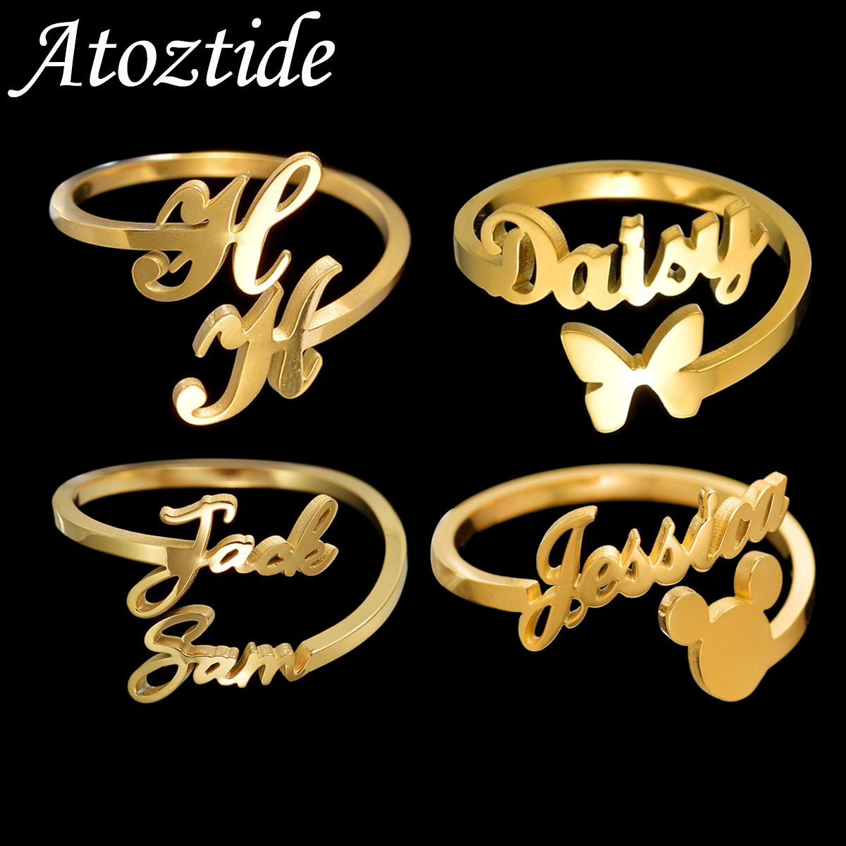 Atoztide Personalisierte indiv – Initial Ring Custom Bewertung und Preis