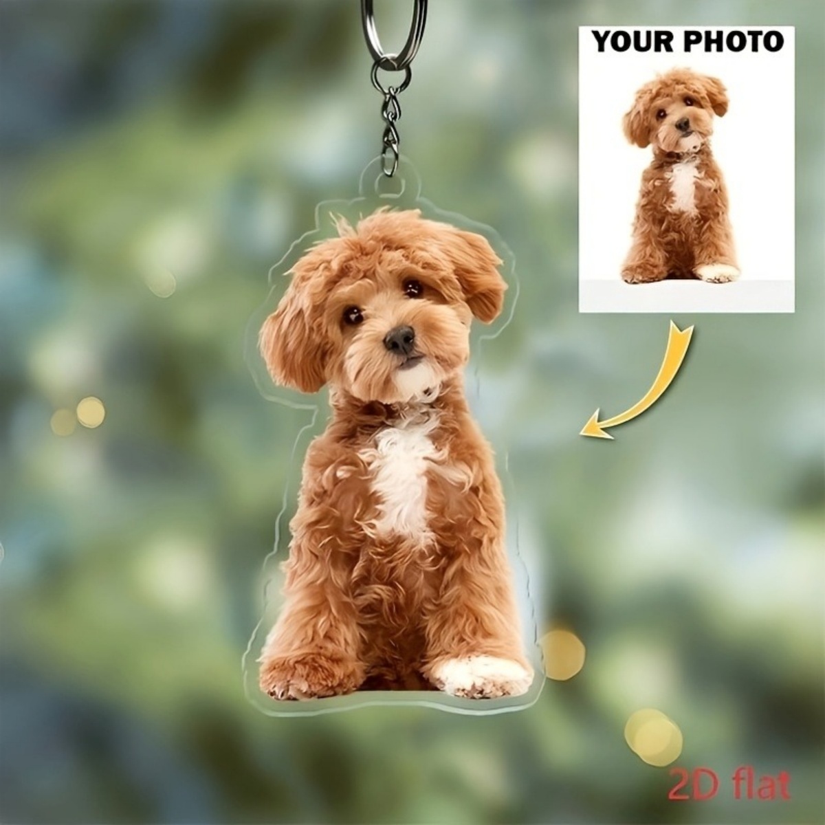 Personalisierter Foto-Schlüsse – Pet Portrait Custom Bewertung und Preis