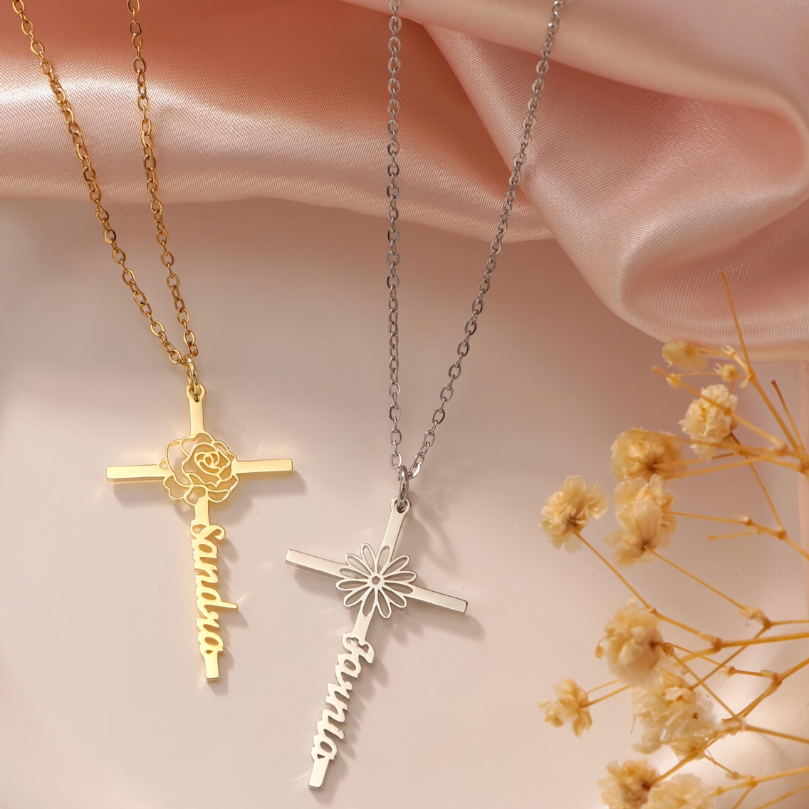 Personalisierte Geburtsblumen- – Birth Flower Necklace Bewertung und Preis