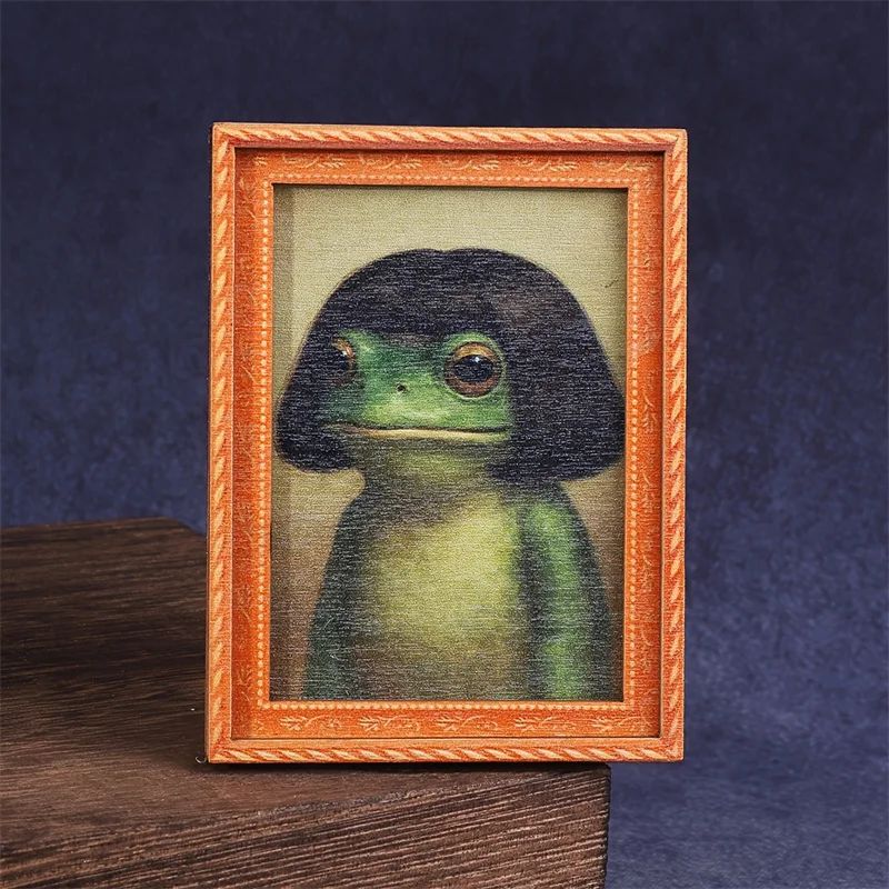 Mini Holz-Bilderrahmen Frosch- – Engraved Wood Frame Bewertung und Preis