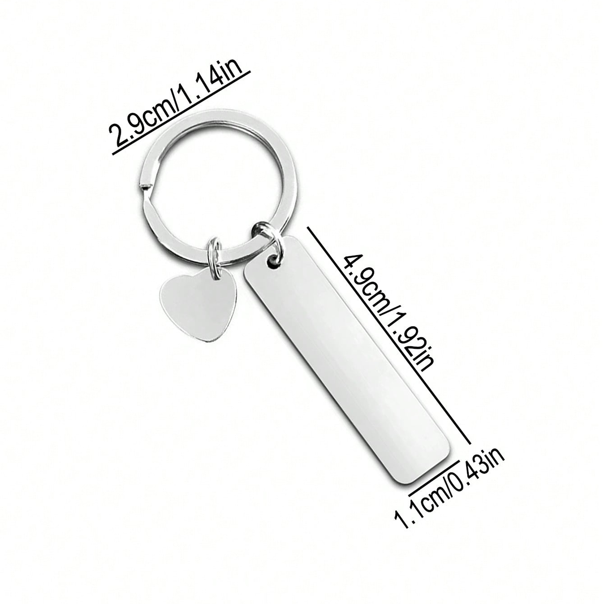 Personalisierter Schlüsselanhä – Initial Ring Custom Bewertung und Preis