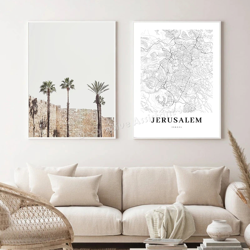 Tel Aviv Karte drucken Israel  – Custom Star Map Bewertung und Preis