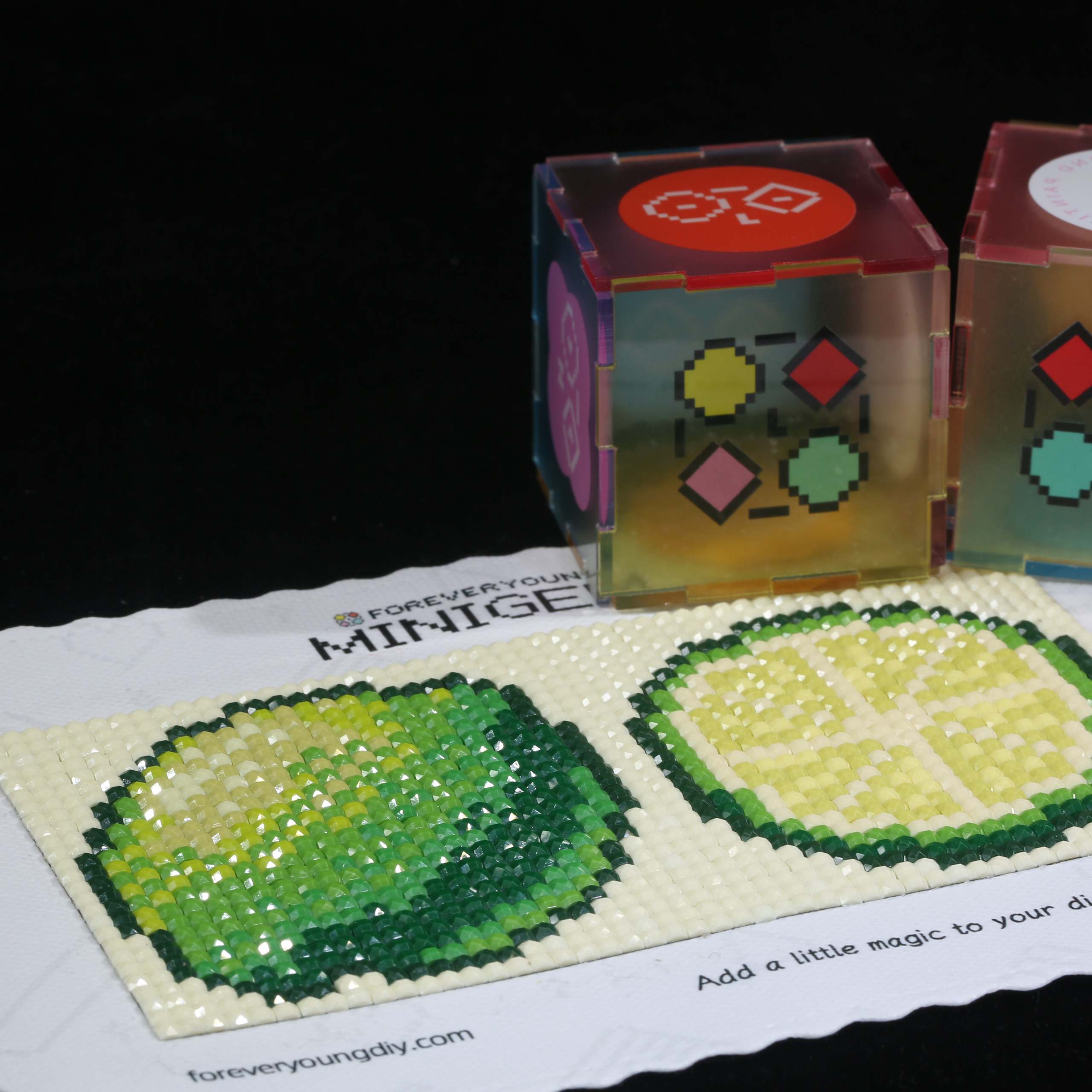 Minigem ® Lime Duo 5' X 3' 5D  – Photo Mosaic Print Bewertung und Preis