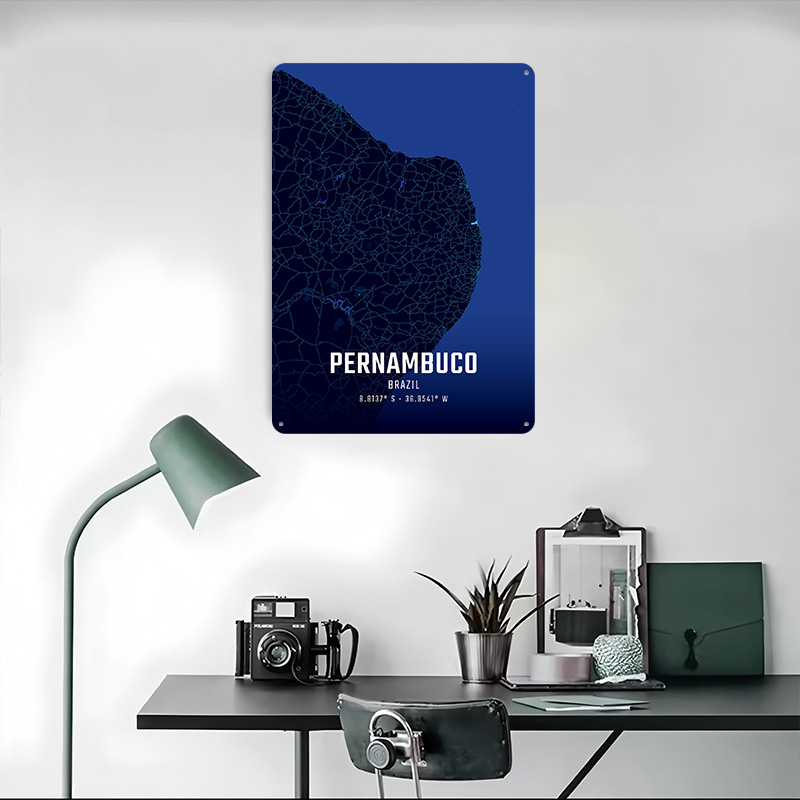 Pernambuco Midnight City Map M – Custom Map Poster Bewertung und Preis