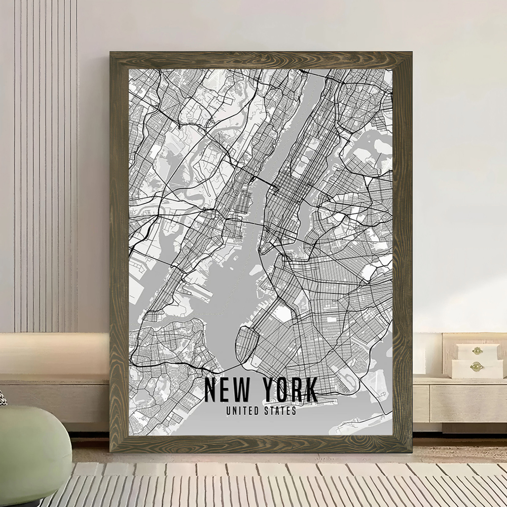 US New York City Karte Poster  – Custom Map Poster Bewertung und Preis