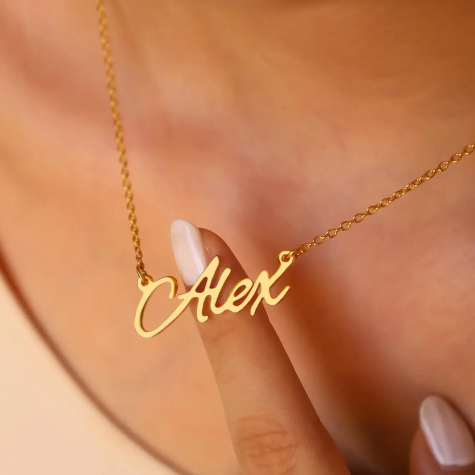 Personalisierte Namensketten u – Name Necklace Custom Bewertung und Preis