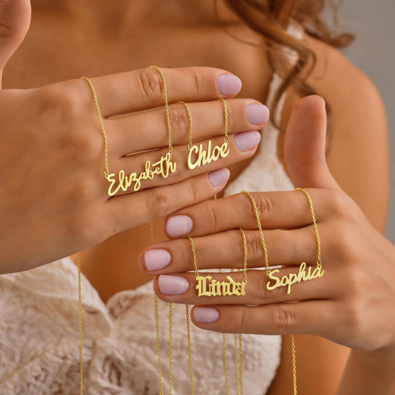 Personalisierte Namensketten u – Name Necklace Custom Bewertung und Preis