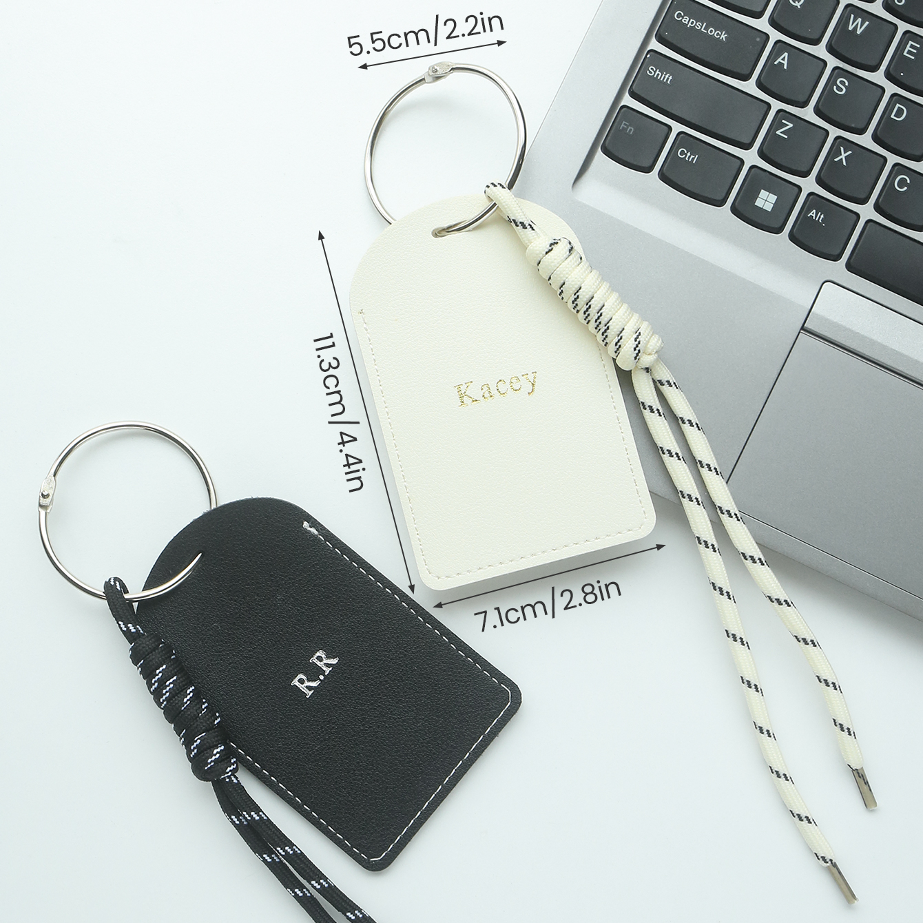 Personalisierter Leder-Gepäcka – Initial Ring Custom Bewertung und Preis