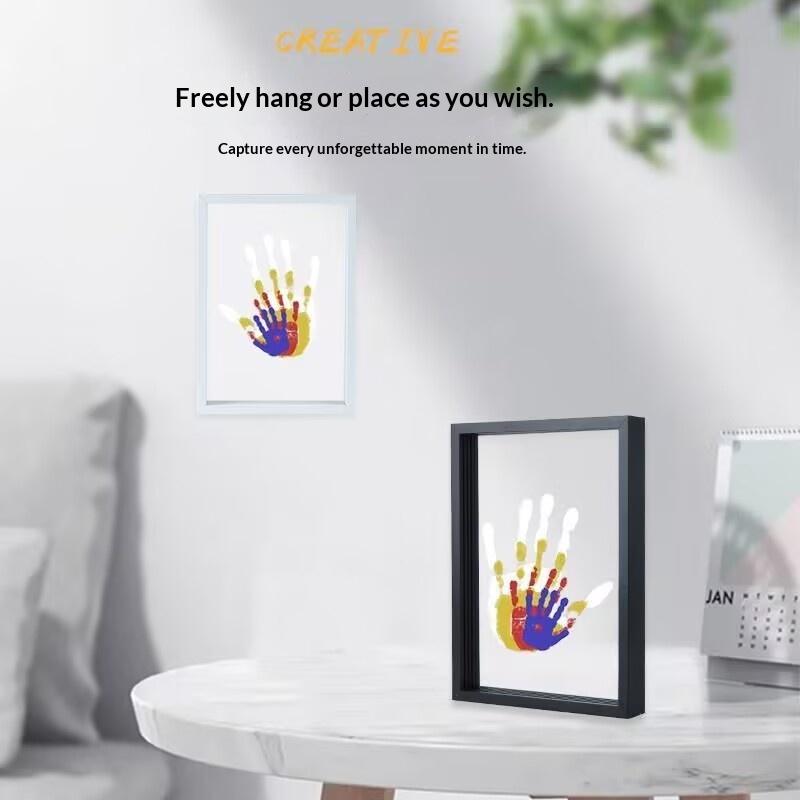 Neues 1er-Set Familien-Handabd – Engraved Wood Frame Bewertung und Preis