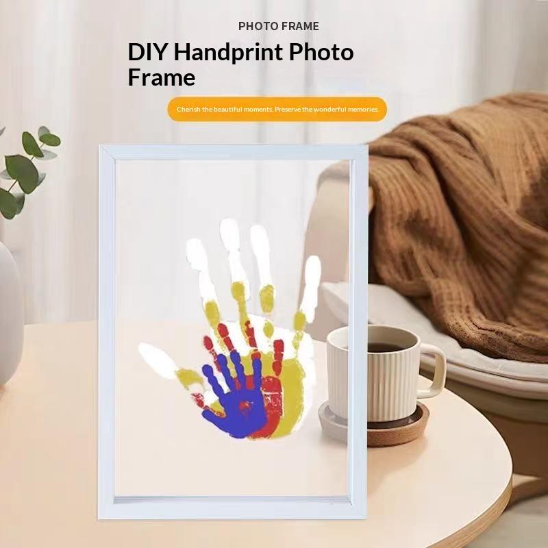 Neues 1er-Set Familien-Handabd – Engraved Wood Frame Bewertung und Preis