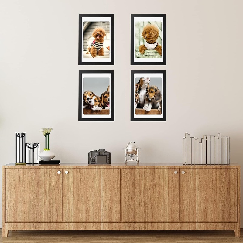 5-teiliges Set A4 schwarze Hol – Engraved Wood Frame Bewertung und Preis