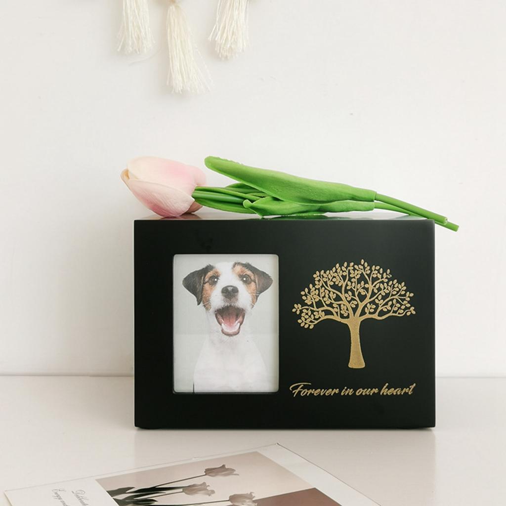 Einäscherung Urne für Hunde Be – Engraved Wood Frame Bewertung und Preis