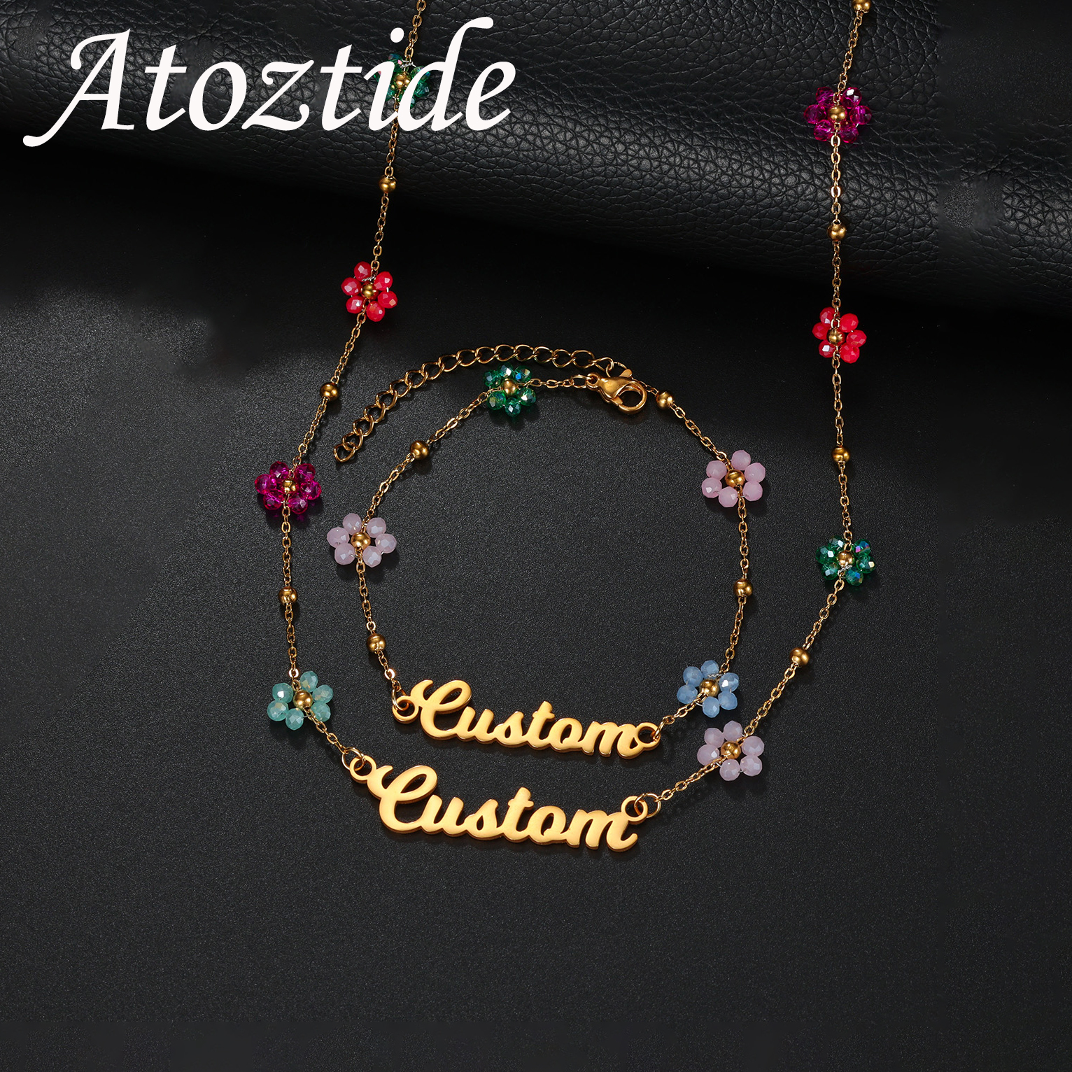 Atoztide Schmuckset mit indivi – Birth Flower Necklace Bewertung und Preis