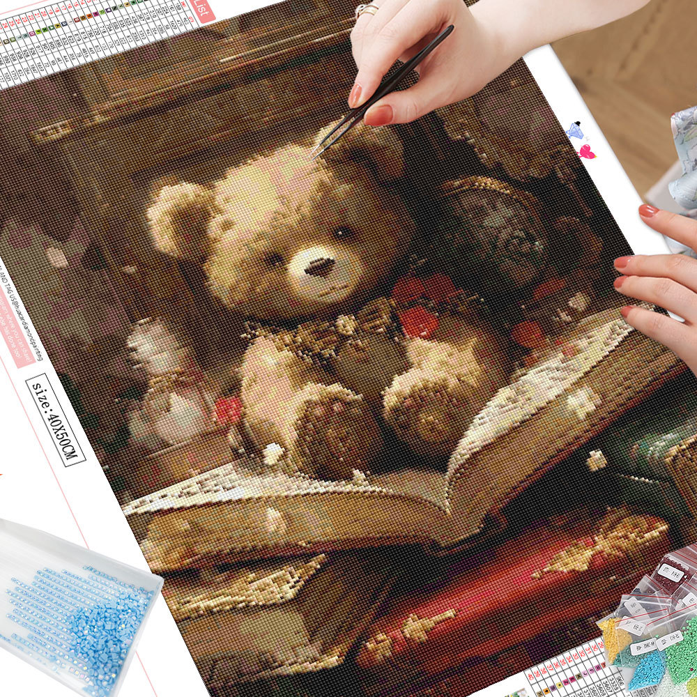 Rahmenloses Cartoon-Diamantmal – Photo Mosaic Print Bewertung und Preis