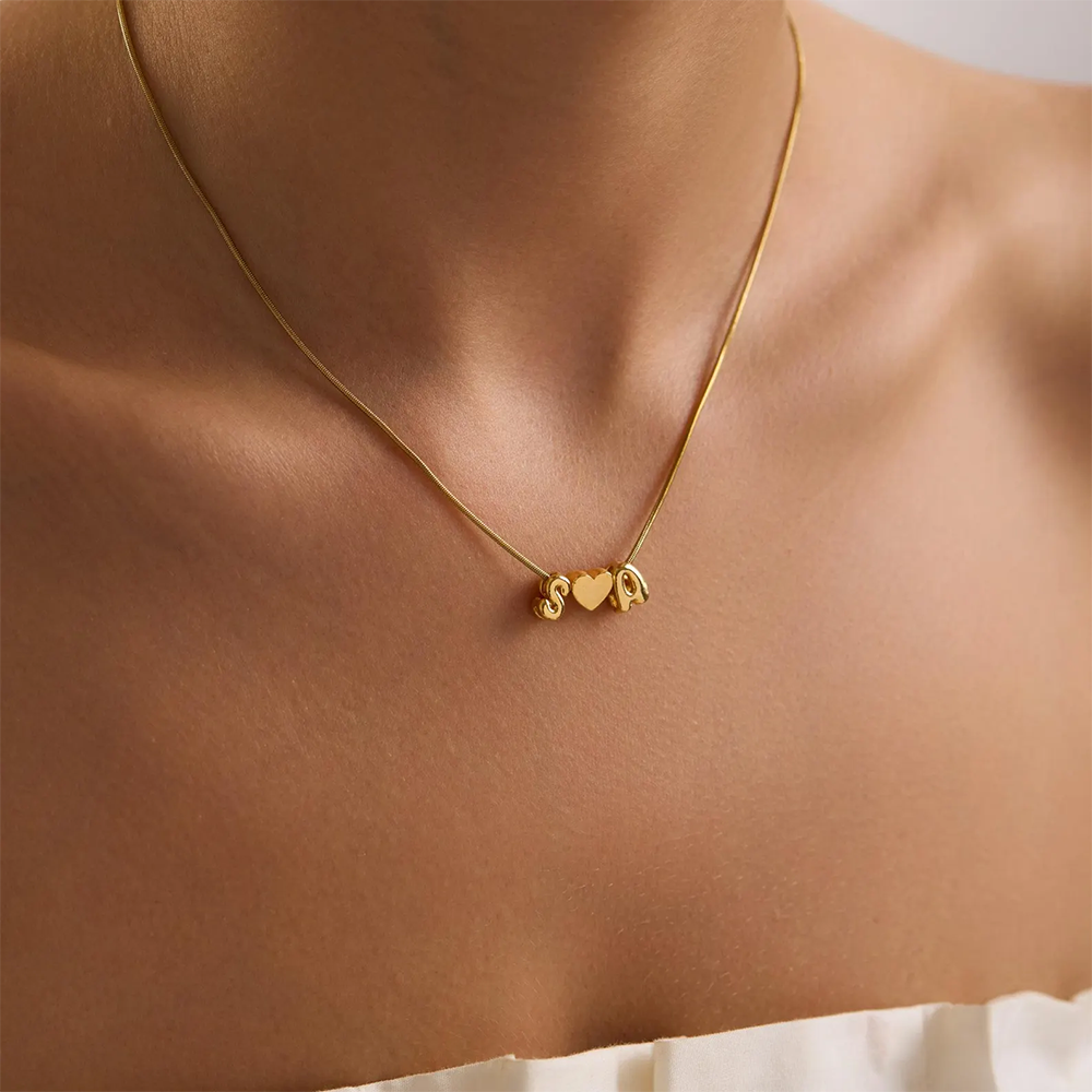 Personalisierte Zwei-Initialen – Name Necklace Custom Bewertung und Preis